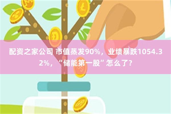 配资之家公司 市值蒸发90%，业绩暴跌1054.32%，“储能第一股”怎么了？